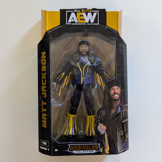2021 AEW Jazwares Unrivaled Collection Series 7 #56 Matt Jackson