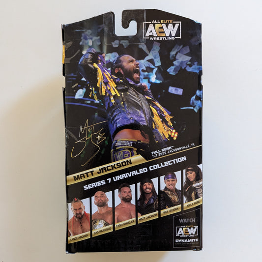 2021 AEW Jazwares Unrivaled Collection Series 7 #56 Matt Jackson