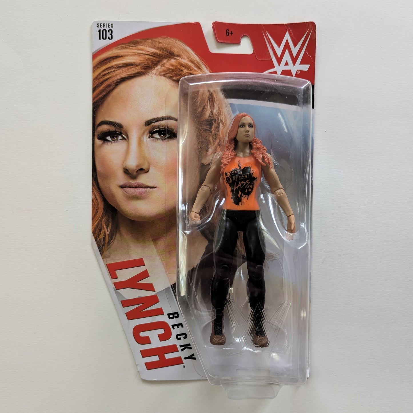 WWE Becky Lynch 'The Man' Action Figure - 6-Inch Basic Series #103 With Ring Gear