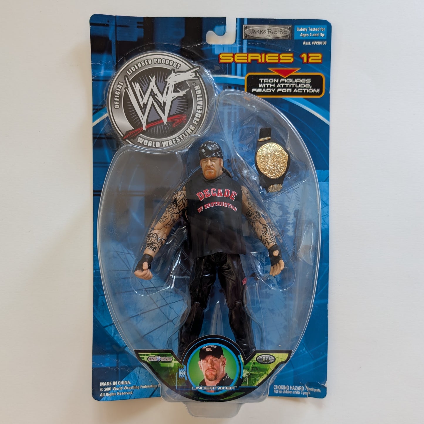 2001 WWF Jakks Pacific Titantron Live Series 12 Undertaker
