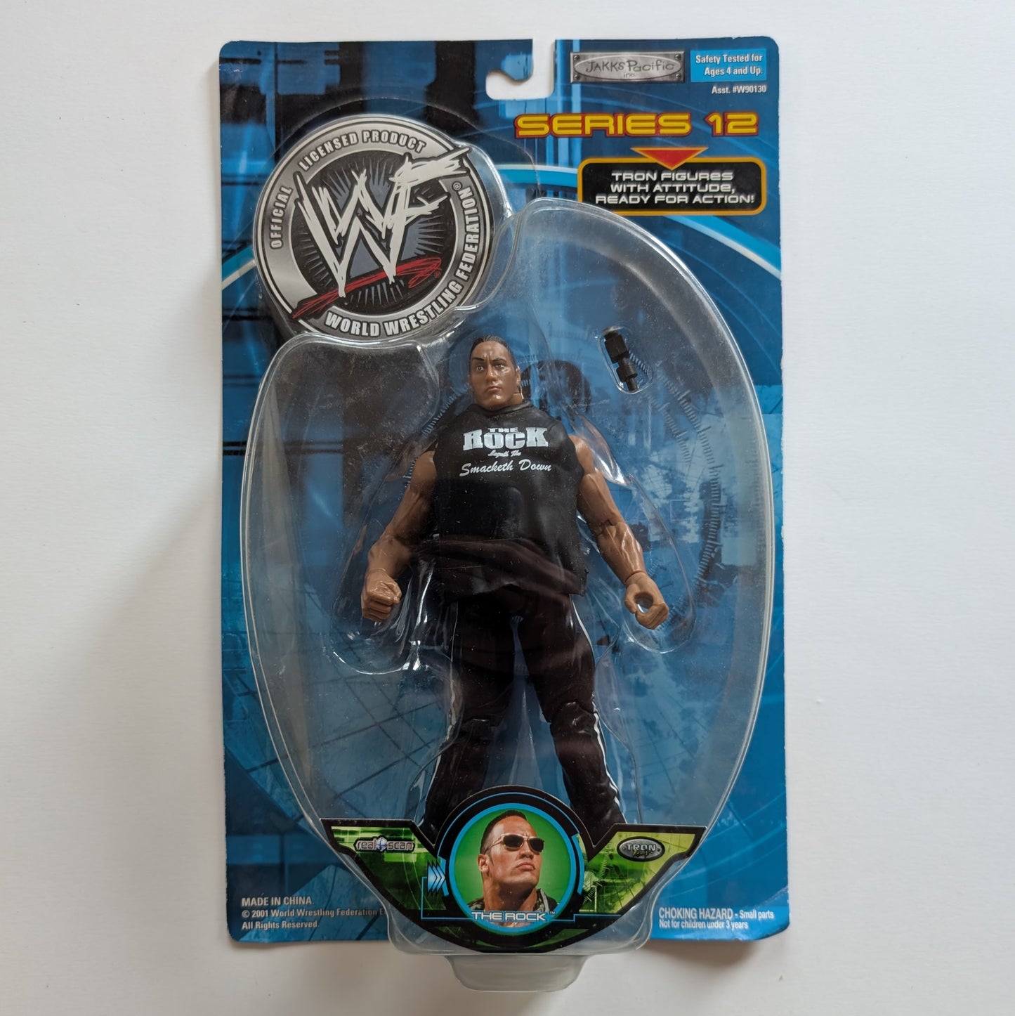 2001 WWF Jakks Pacific Titantron Live Series 12 The Rock