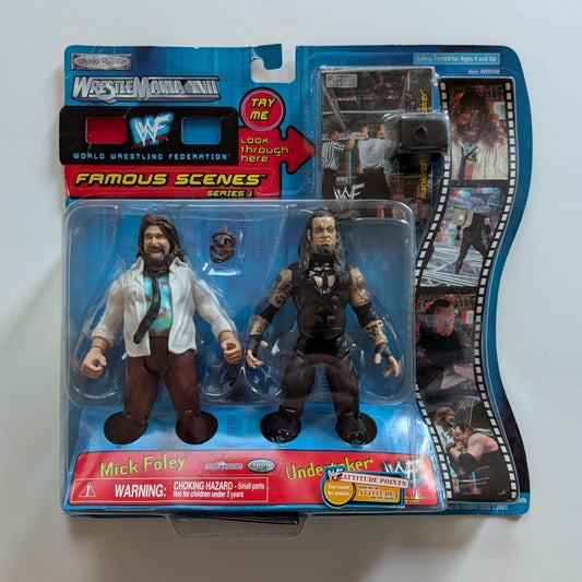 2000 WWF Jakks Pacific Titantron Live Famous Scenes Series 1: Mick Foley & Undertaker