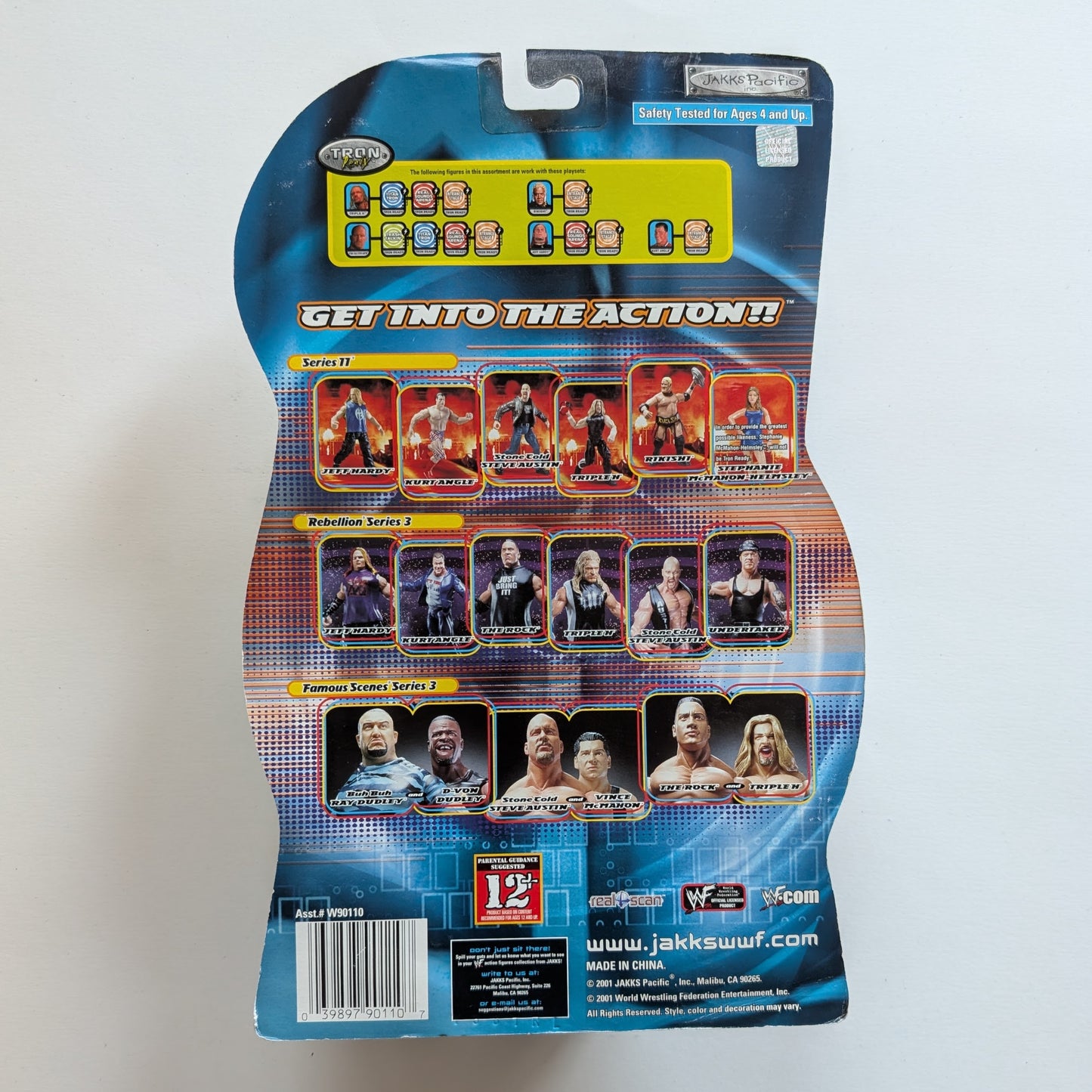 2000 WWF Jakks Pacific Titantron Live Series 11 Triple H