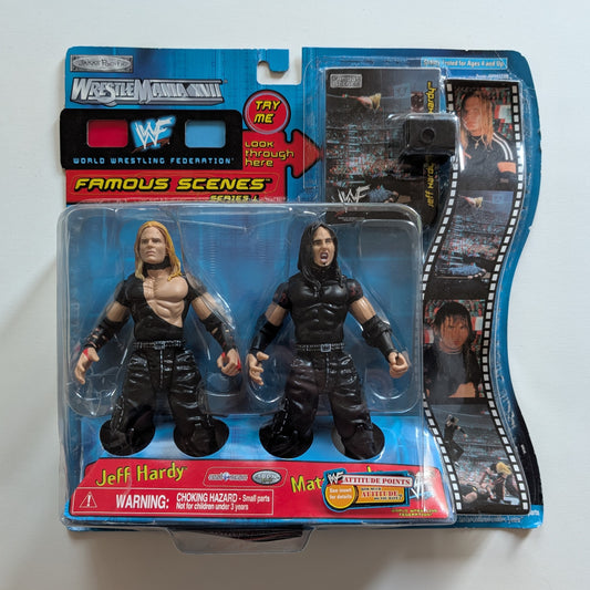 2000 WWF Jakks Pacific Titantron Live Famous Scenes Series 1: Jeff Hardy & Matt Hardy