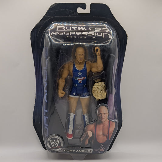2006 WWE Jakks Pacific Ruthless Aggression Series 19 Kurt Angle