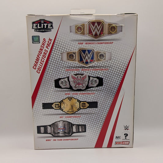 2019 WWE Mattel Elite Collection Ringside Exclusive Championship Collectors Pack
