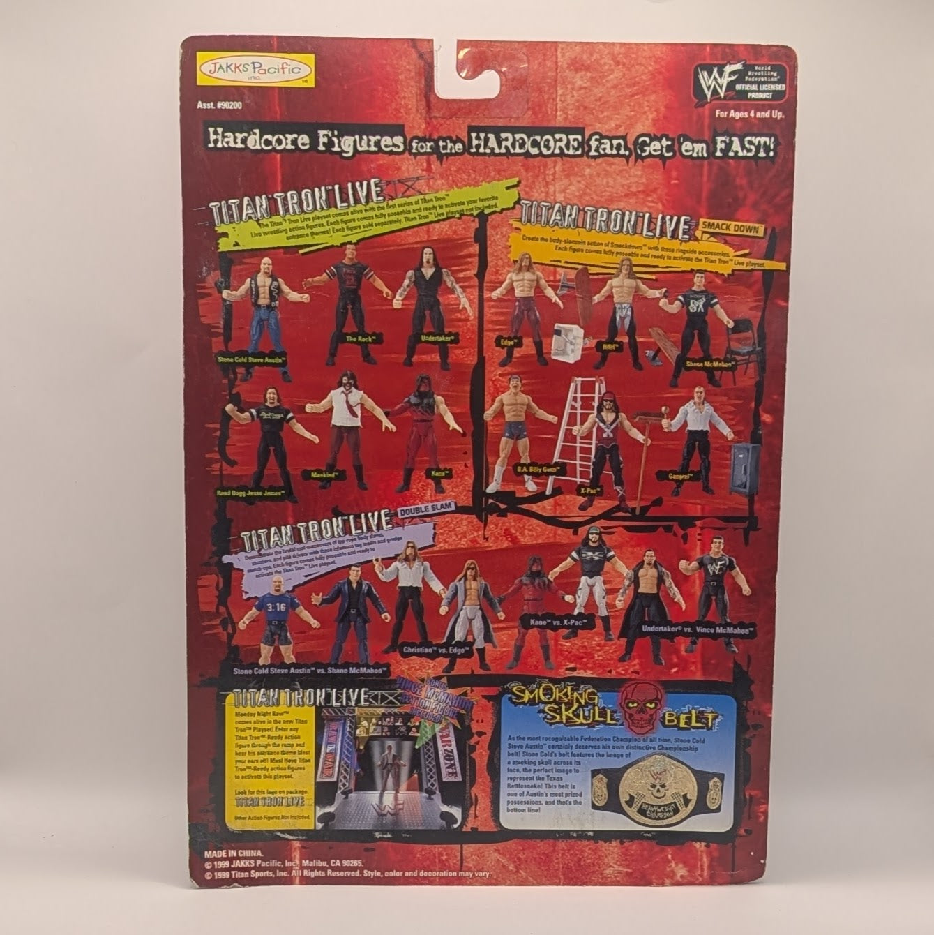 1999 WWF Jakks Pacific Titantron Live Raw Heat Series 1 Mankind