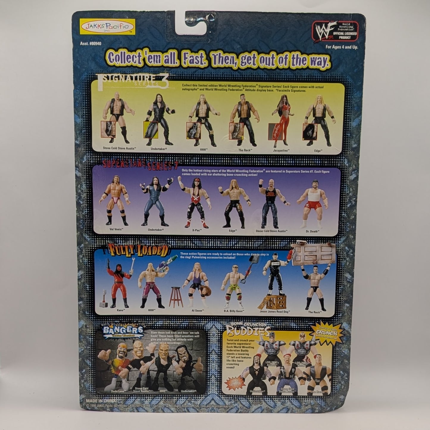 1999 WWF Jakks Pacific Signature Series 3 HHH