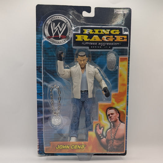 2005 WWE Jakks Pacific Ruthless Aggression Series 17.5 "Ring Rage" John Cena