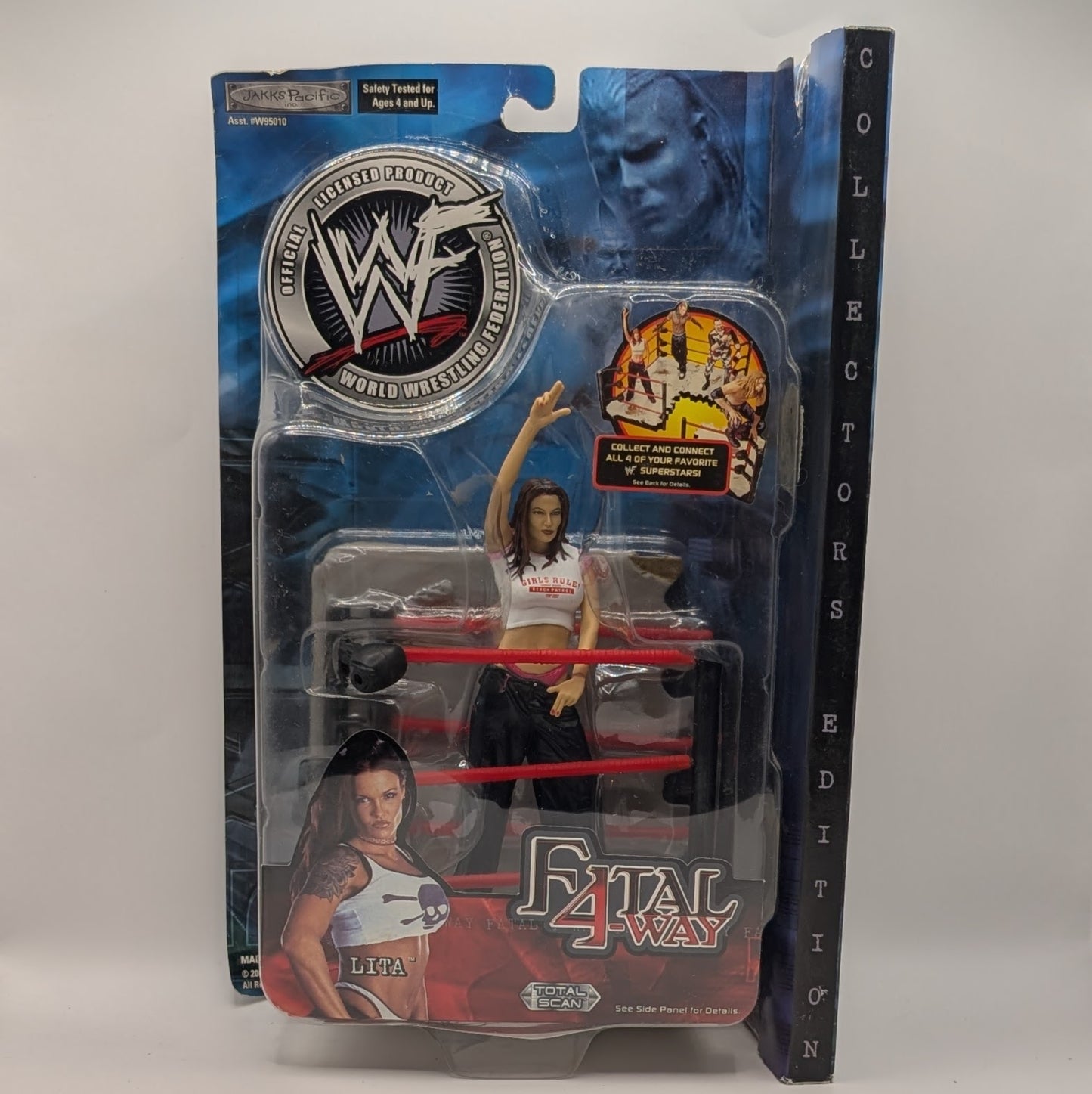 2001 WWE Jakks Pacific Fatal Four Way Series 1 Lita