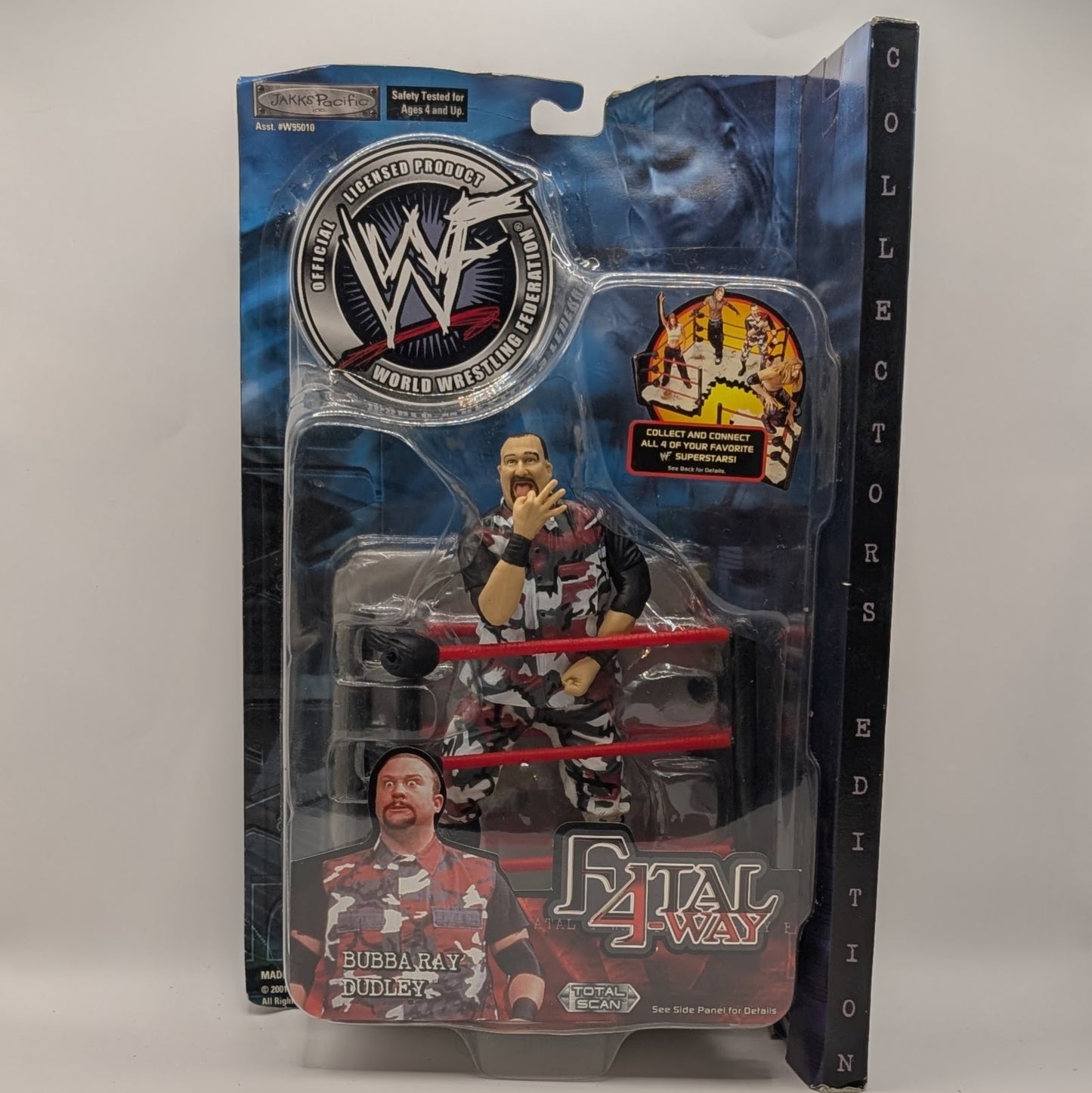 2001 WWE Jakks Pacific Fatal Four Way Series 1 Bubba Ray Dudley