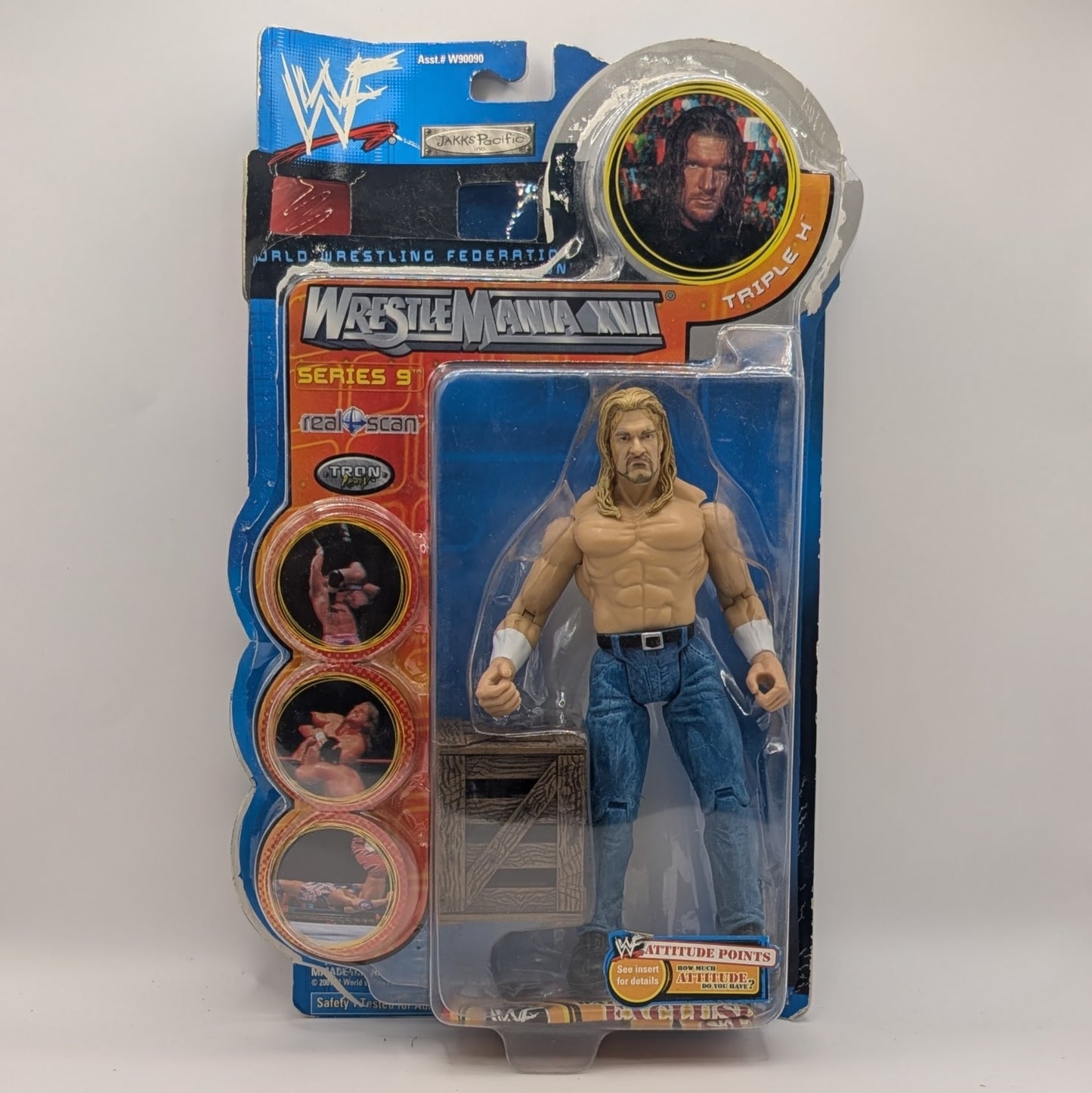 2000 WWF Jakks Pacific Titantron Live Series 9 Triple H