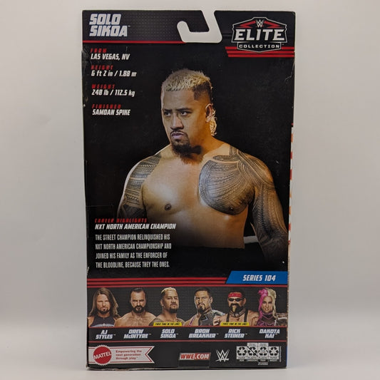 2023 WWE Mattel Elite Collection Series 104 Solo Sikoa