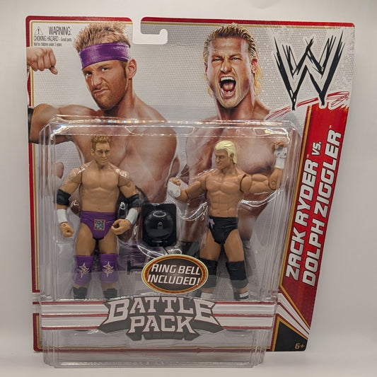 2012 WWE Mattel Basic Battle Packs Series 18 Zack Ryder vs. Dolph Ziggler