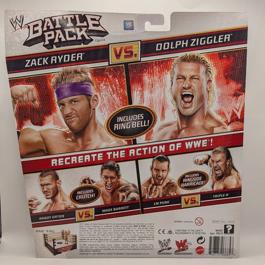 2012 WWE Mattel Basic Battle Packs Series 18 Zack Ryder vs. Dolph Ziggler