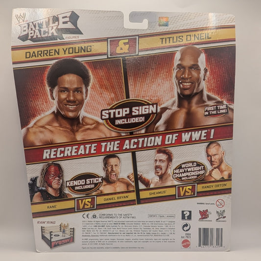 2013 WWE Mattel Basic Battle Packs Series 21 Darren Young & Titus O'Neil