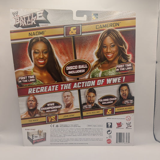 2013 WWE Mattel Basic Battle Packs Series 24 Naomi & Cameron