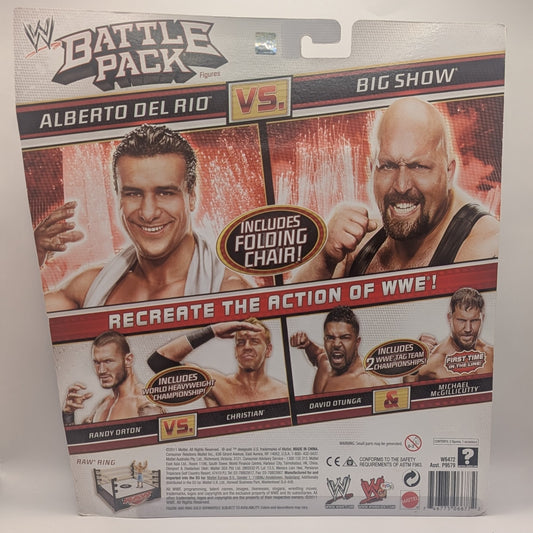2012 WWE Mattel Basic Battle Packs Series 16 Alberto Del Rio vs. Big Show