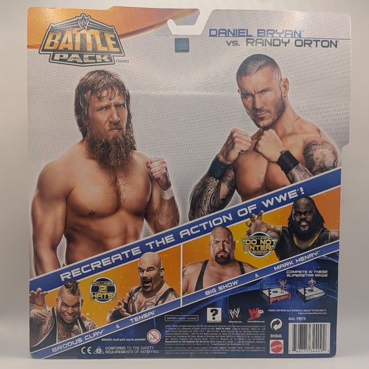2014 WWE Mattel Basic Battle Packs Series 27 Daniel Bryan vs. Randy Orton