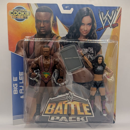 2014 WWE Mattel Basic Battle Packs Series 28 Big E & AJ Lee