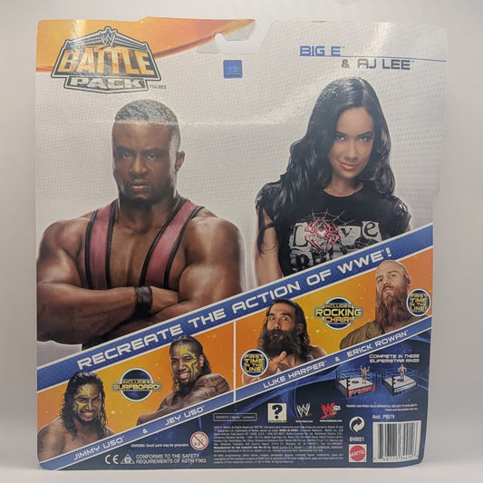 2014 WWE Mattel Basic Battle Packs Series 28 Big E & AJ Lee