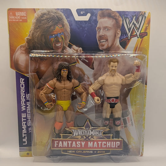 2014 WWE Mattel Basic WrestleMania XXX Fantasy Matchup: Ultimate Warrior vs. Sheamus