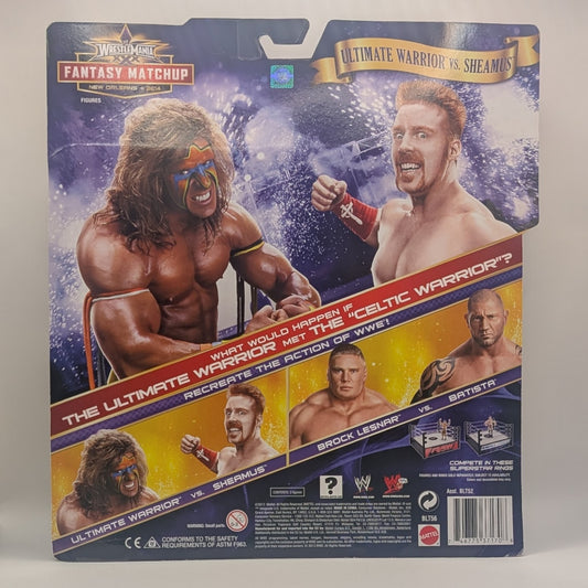2014 WWE Mattel Basic WrestleMania XXX Fantasy Matchup: Ultimate Warrior vs. Sheamus