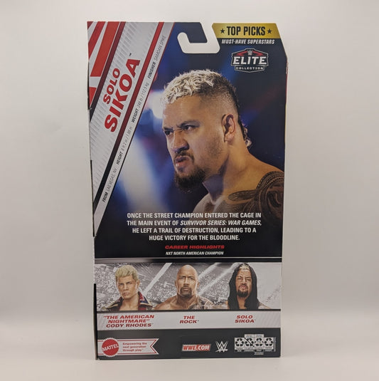 2024 WWE Mattel Elite Collection Top Picks Solo Sikoa