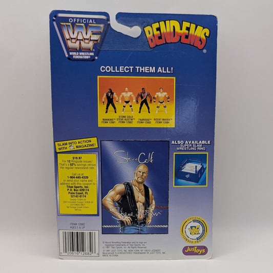 1997 WWF Just Toys Bend-Ems Series 5 Stone Cold Steve Austin