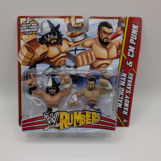 2013 WWE Mattel Rumblers Series 3 "Macho Man" Randy Savage & CM Punk
