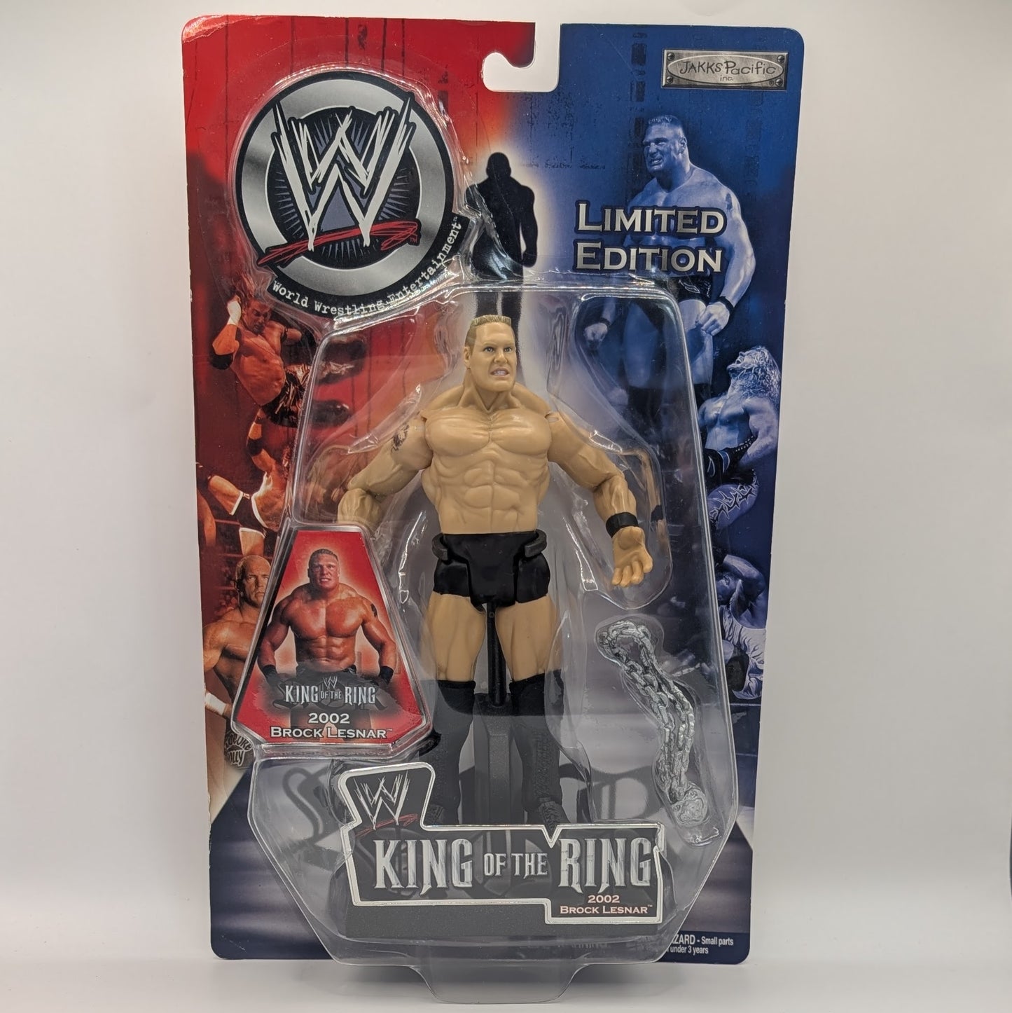 2002 WWE Jakks Pacific Titantron Live King of the Ring Limited Edition Brock Lesnar
