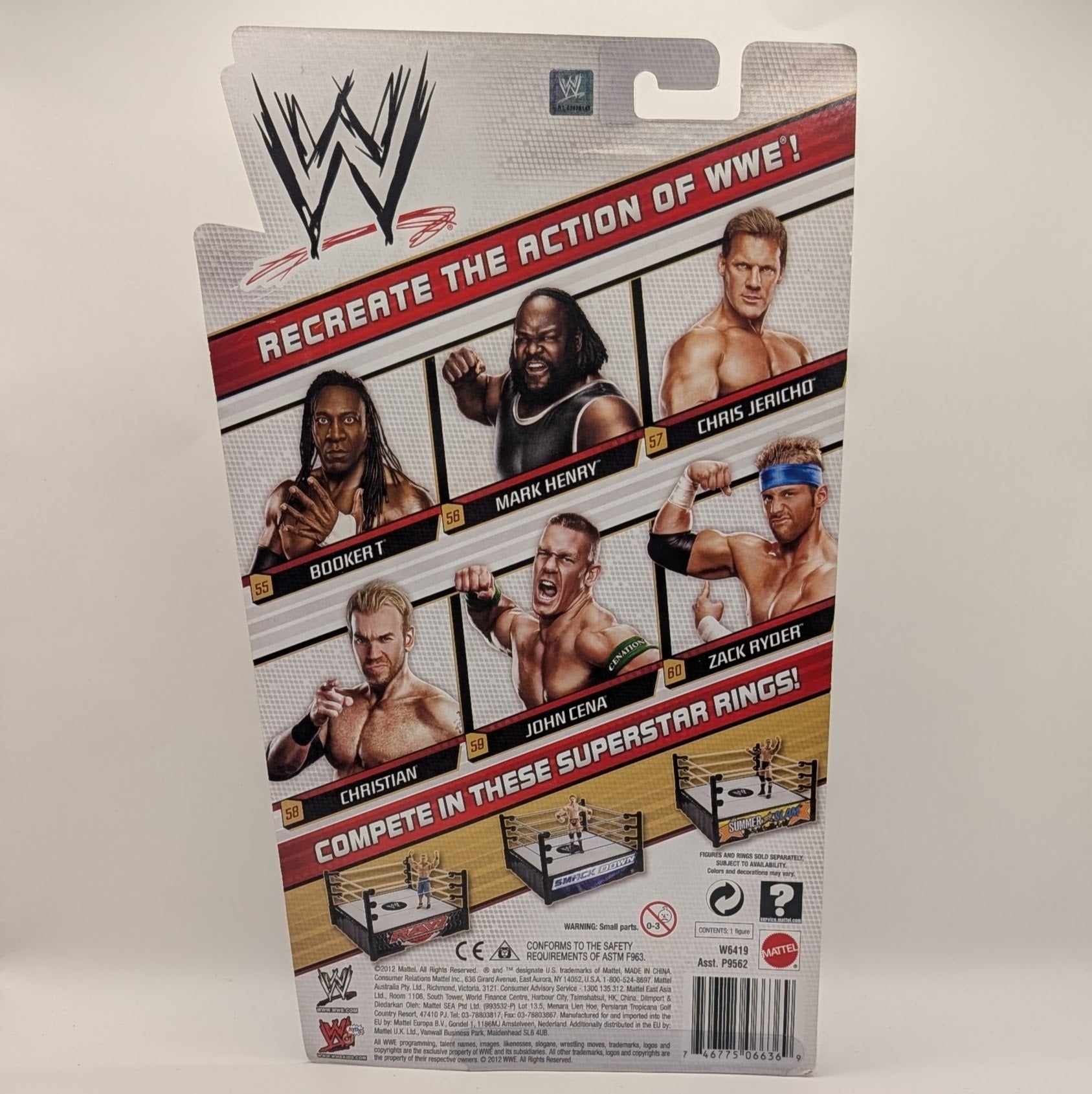 2012 WWE Mattel Basic Series 22 #55 Booker T – Wrestling Figure