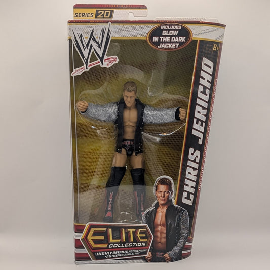 WWE 2024 Chris Jericho elite series 20 with glow in the dark jacket