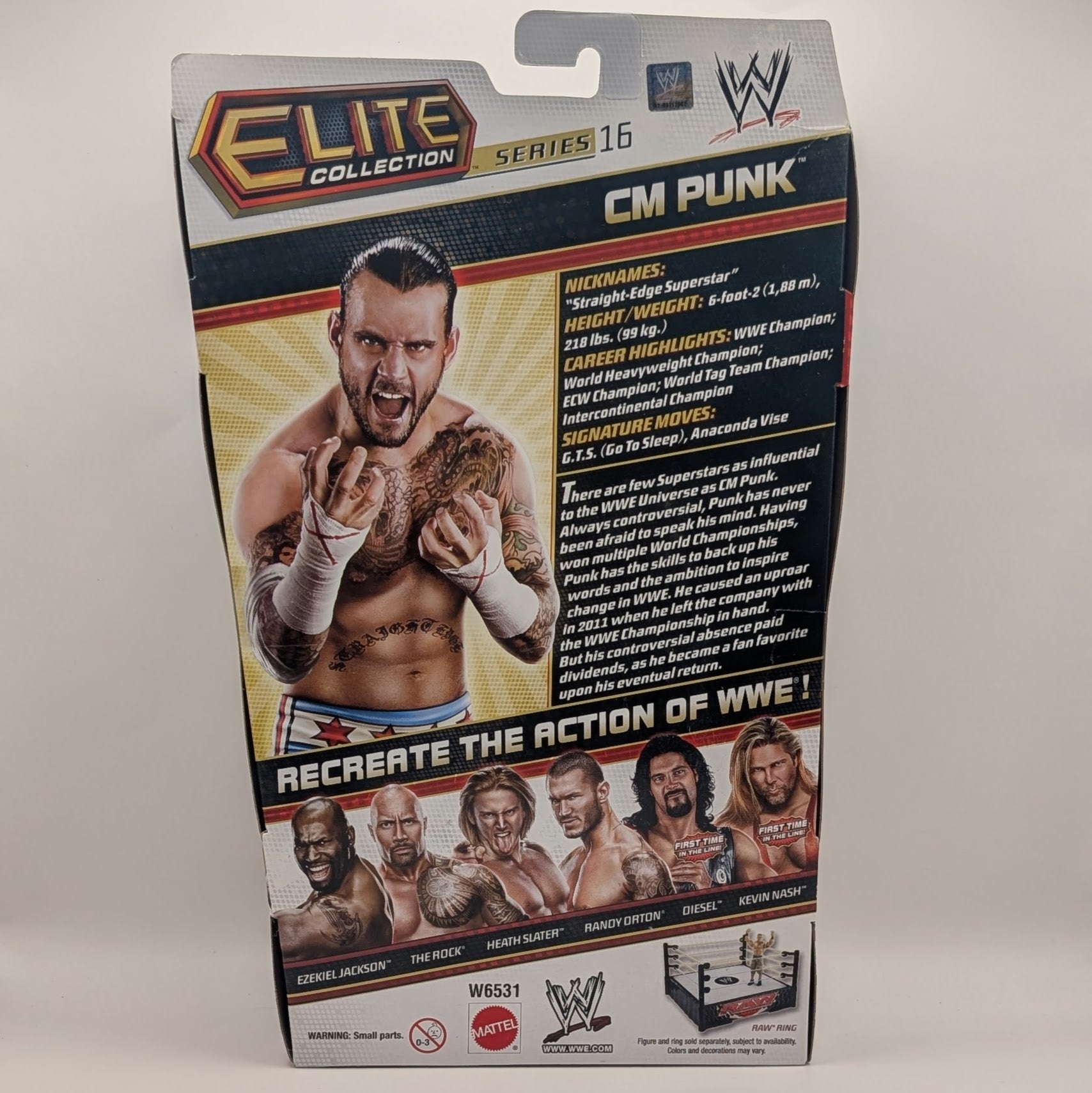 WWE Wrestling Elite Collection Series deals 16 CM Punk