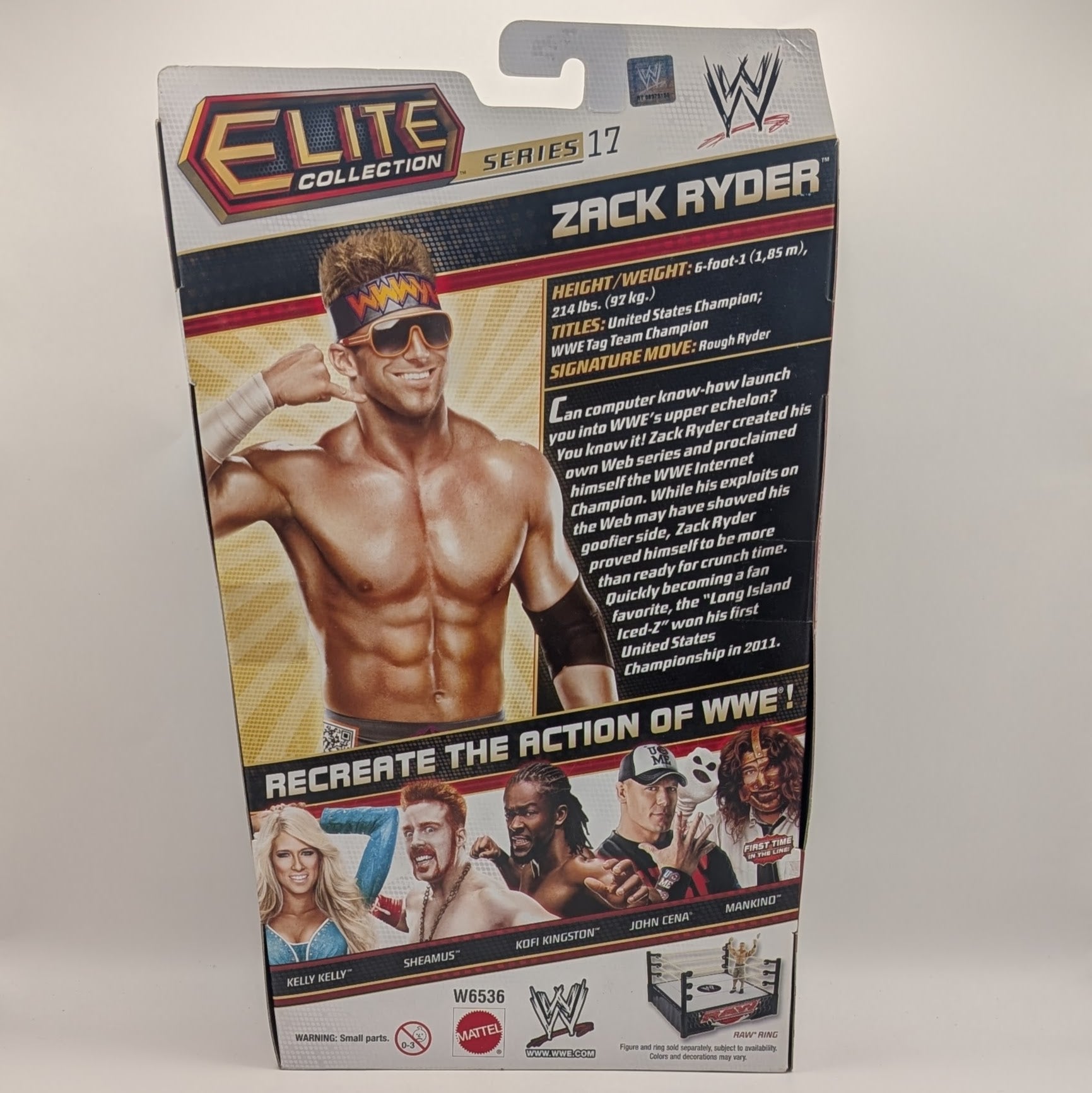 2012 WWE Mattel Elite Collection Series 17 Zack Ryder – Wrestling