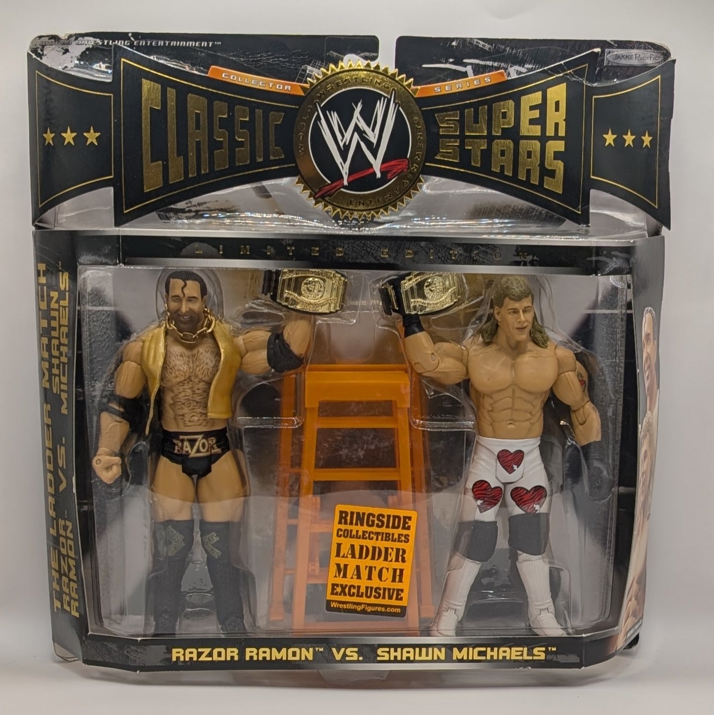 Razor Ramon Ladder Match 2007 WWE Jakks Pacific Classic Superstars Ladder Match: Razor Ramon vs ...