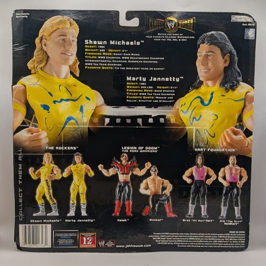 2005 WWE Jakks Pacific Classic Superstars 2-Packs Series 1 The Rockers: Shawn Michaels & Marty Jannetty