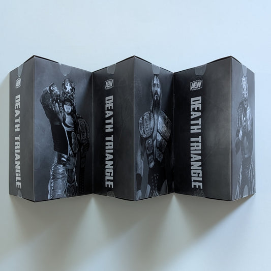 2024 AEW Jazwares Unrivaled Death Triangle 3-Pack: PAC, Rey Fenix & Penta el Zero M