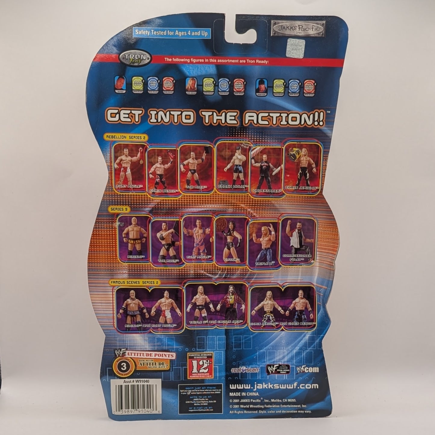 2001 WWF Jakks Pacific Titantron Live Rebellion Series 2 Crash Holly