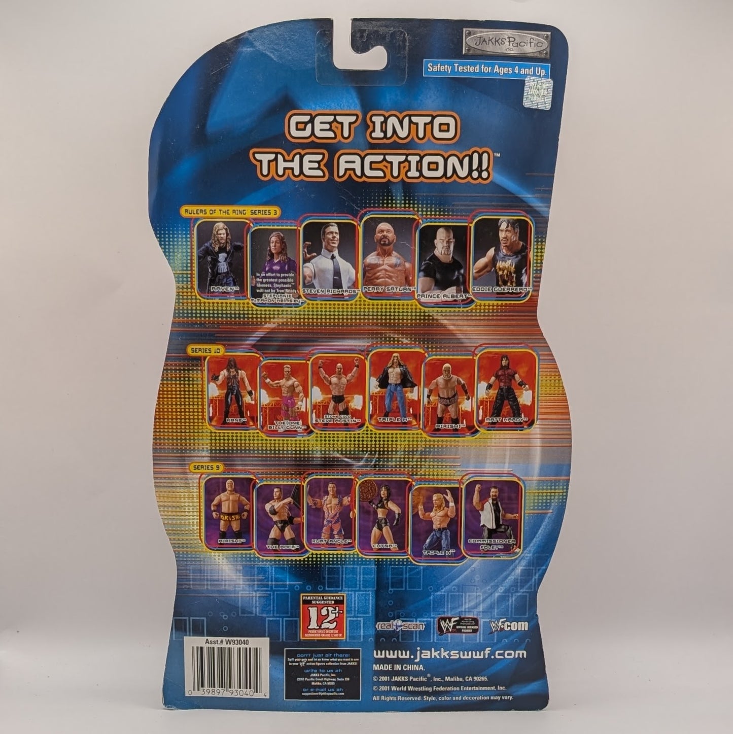 2001 WWF Jakks Pacific Titantron Live Rulers of the Ring Series 3 Eddie Guerrero