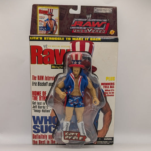 2003 WWE Jakks Pacific Titantron Live Raw Uncovered Kurt Angle