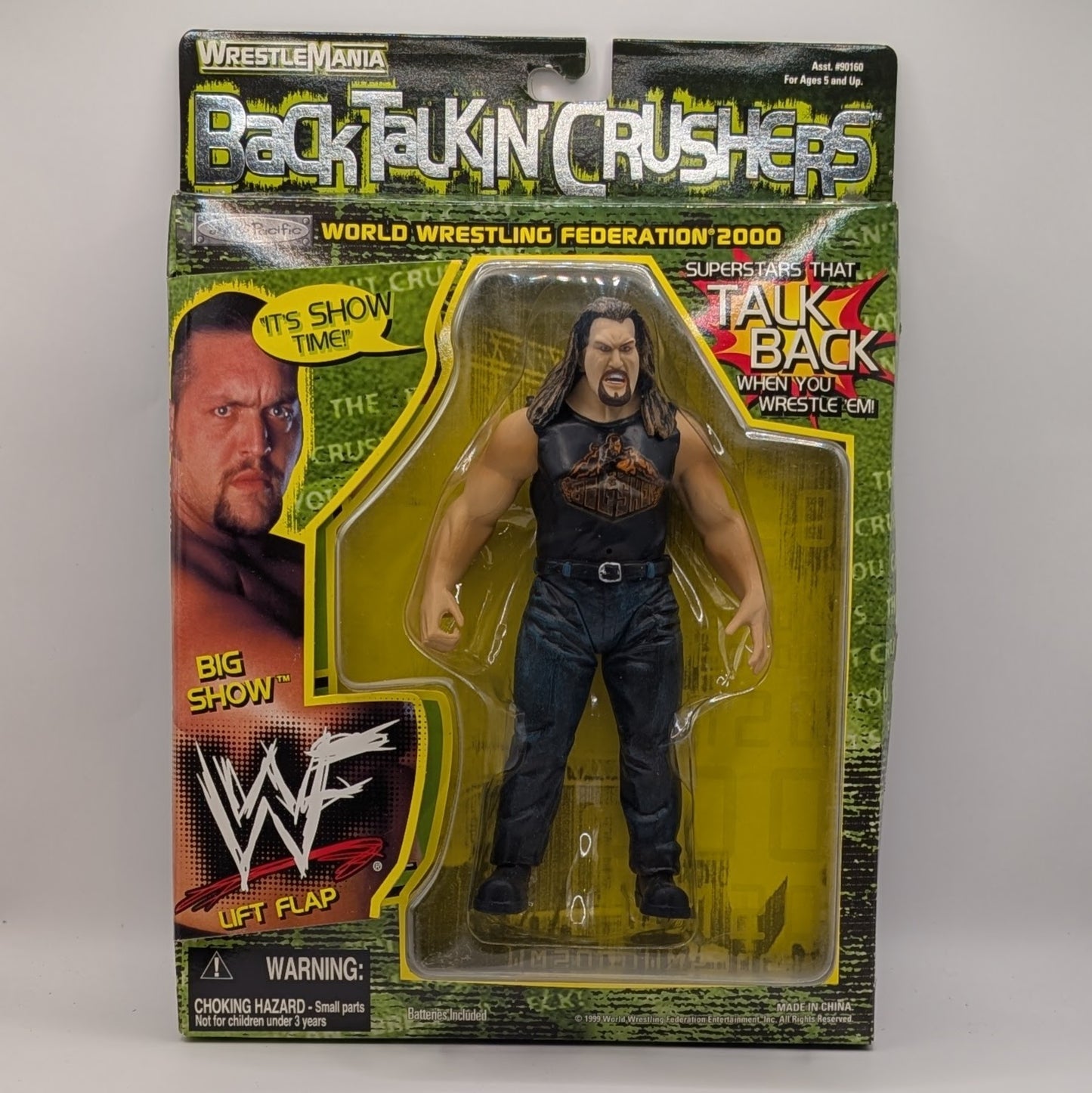 1999 WWF Jakks Pacific Back Talkin' Crushers Series 1 Big Show