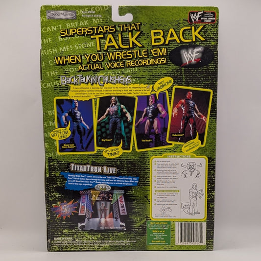1999 WWF Jakks Pacific Back Talkin' Crushers Series 1 The Rock