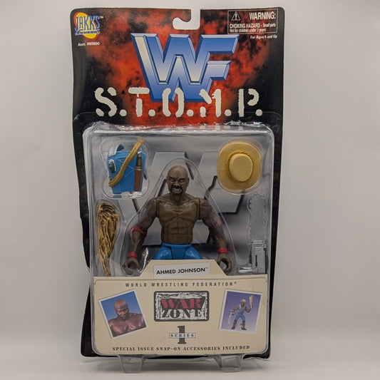 1998 WWF Jakks Pacific S.T.O.M.P. Series 1 Ahmed Johnson