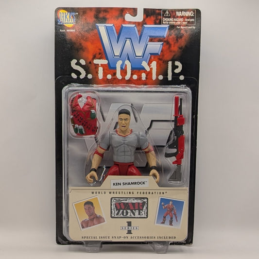 1998 WWF Jakks Pacific S.T.O.M.P. Series 1 Ken Shamrock