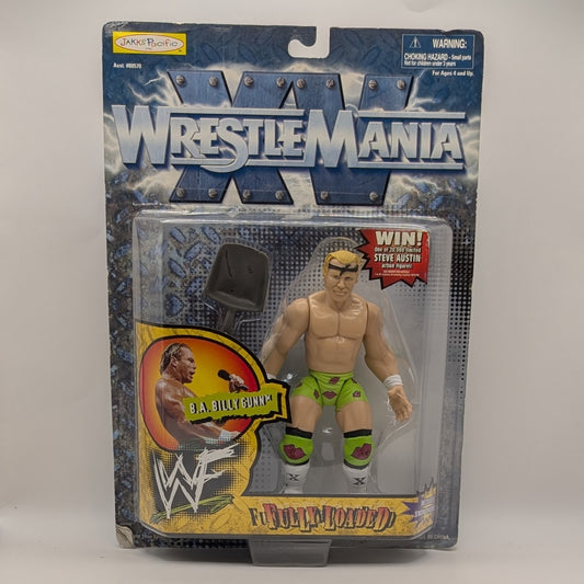 1999 WWF Jakks Pacific Fully Loaded Series 1 B.A. Billy Gunn