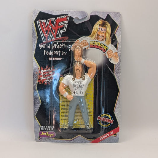 1999 WWF Just Toys Bend-Ems Series 11 Al Snow