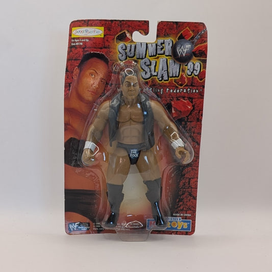 1999 WWF Jakks Pacific SummerSlam '99 KB Toys Exclusive The Rock