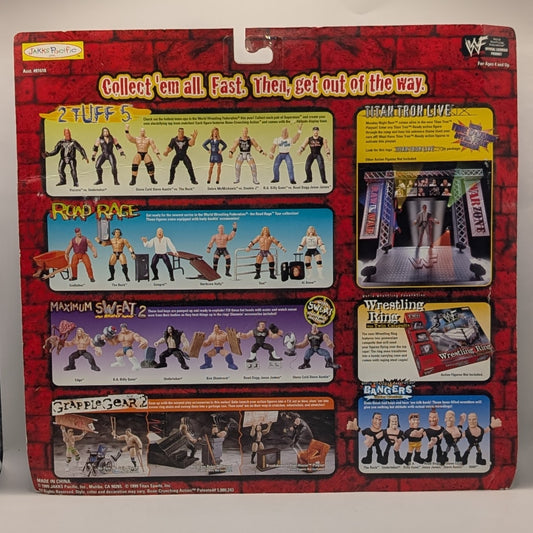 1999 WWF Jakks Pacific 2 Tuff Series 5 Stone Cold Steve Austin & The Rock