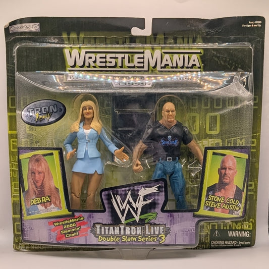 2000 WWF Jakks Pacific Titantron Live Double Slam Series 3: Debra & Stone Cold Steve Austin